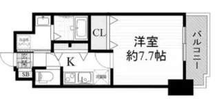 エスリード弁天町南【6階】の間取り