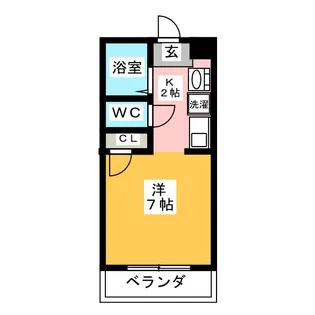 フィレンツェ岐阜【4階】の間取り
