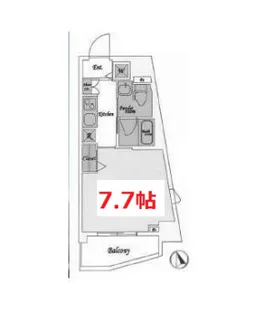 グラントゥルース馬込【7階】の間取り