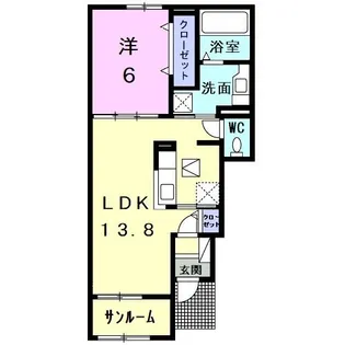 サクラ平I【1階】の間取り