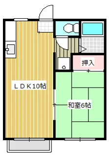 サンライズヒルA【2階】の間取り