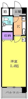 フィオーレ古出来【1階】の間取り