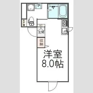 コフレ中野【2階】の間取り