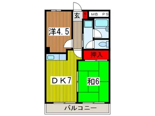 浦和桜ヒルズ【3階】の間取り