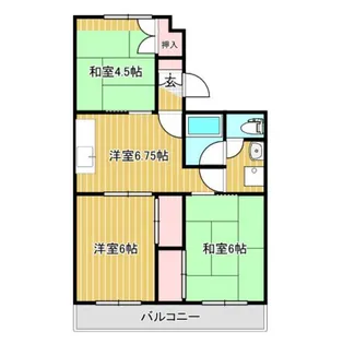 グランドエクセル【3階】の間取り