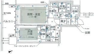 グランドシティタワー池袋【6階】の間取り