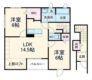 菜の花レジデンス)【2階】の間取り