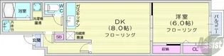 リベル元町【6階】の間取り