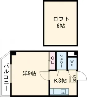 アーバンポイント千歳【6階】の間取り