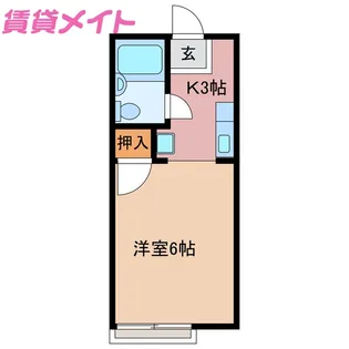 エポックエゲ5【2階】の間取り