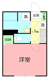 グラスプラス秦野本町【1階】の間取り