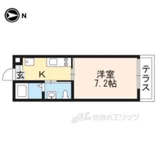 クレアラ・クーオ【1階】の間取り