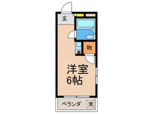 上落合ハイツ【4階】の間取り