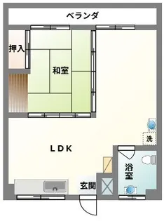 コーポ富島【3階】の間取り