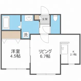 ユーフォリア北円山【4階】の間取り