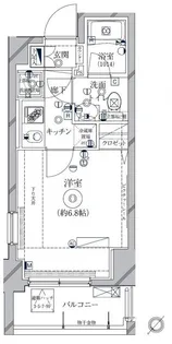 Cracia新横浜【6階】の間取り