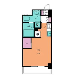 クレド新横浜【10階】の間取り