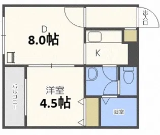 アレックス文京台【2階】の間取り