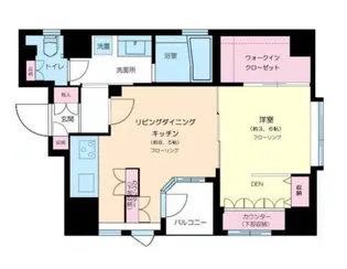 ディ・レジデンセス銀座東【5階】の間取り