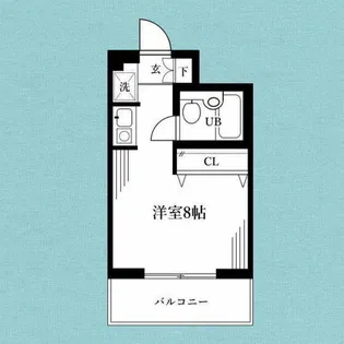 ブランニュー青葉台【3階】の間取り