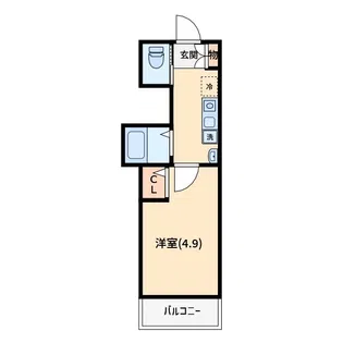 MELDIA与野本町III【2階】の間取り