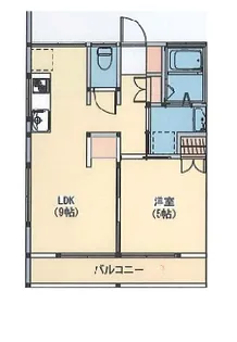 ホワイトビラ金井 A棟【1階】の間取り