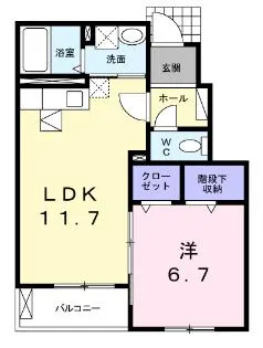 愛知県名古屋市緑区大高町字伊賀殿【アパート】の間取り