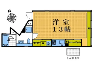Quattro(クアトロ)【3階】の間取り