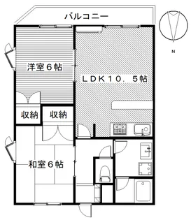 フォレストハウス【1階】の間取り