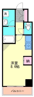 ヴィラ・デル・ソーレ扇町【2階】の間取り