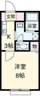 フレアコート【1階】の間取り