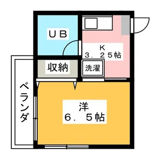 アスパイヤー下條【2階】の間取り