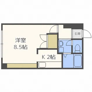 トミイビルNo.17【8階】の間取り
