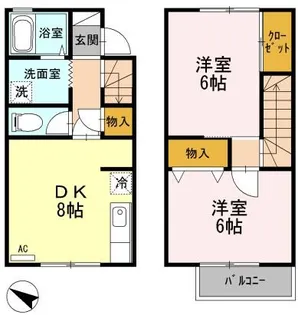 ナユタのさとファミールの間取り