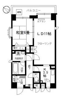 パンニャマンション【3階】の間取り