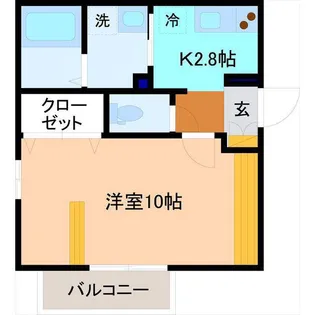 グランメゾン鞍月【1階】の間取り