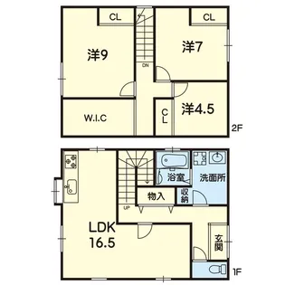 熊本県菊池郡大津町大字吹田【一戸建】の間取り