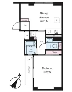 アーバイル目黒エピキュア【2階】の間取り