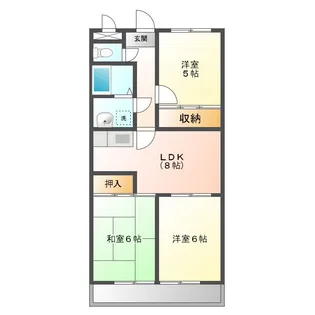 ア・ラ・モード21【4階】の間取り