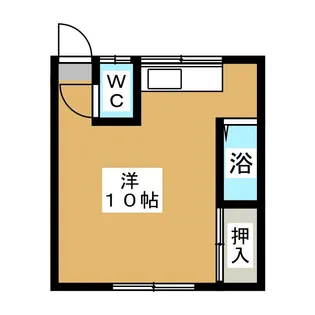 コーポ夏山【2階】の間取り