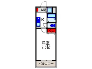 セレ-ジャ桜塚【3階】の間取り