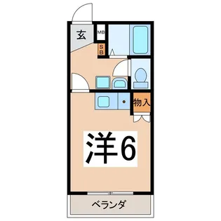 Maison de Raisin( メゾン・ド・レザン )【1階】の間取り