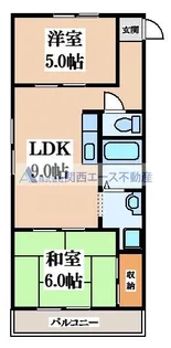 M’PLAZA菱江【1階】の間取り