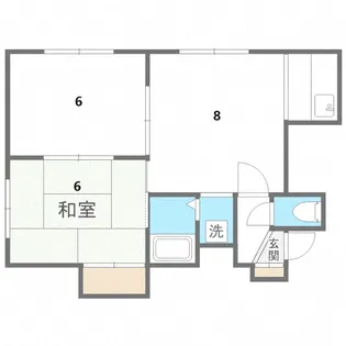 ルミエール曙【1階】の間取り