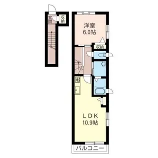 ヴィラージュ柳瀬【2階】の間取り