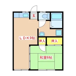霧島パレス II【1階】の間取り