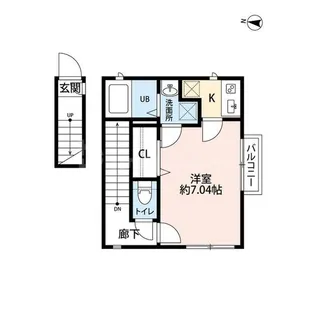 アムール メゾン【2階】の間取り