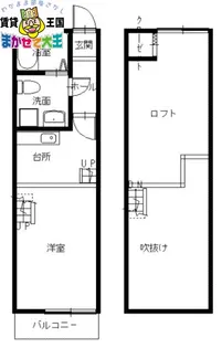 クレステージ住吉【1階】の間取り