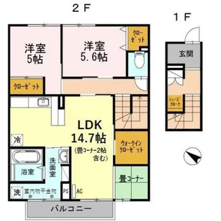 D-room本郷新II【2階】の間取り