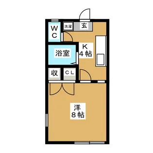 ラ・メゾン・ア・ドーム【1階】の間取り